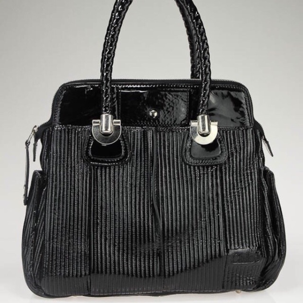 CHLOE Heloise Large Patent Tote